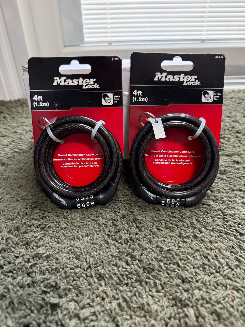 2-Pack of 4 ft. Master Locks